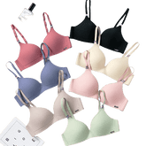 Thin Cup Seamless Push-up Non-wired Strap Comfortable Bra